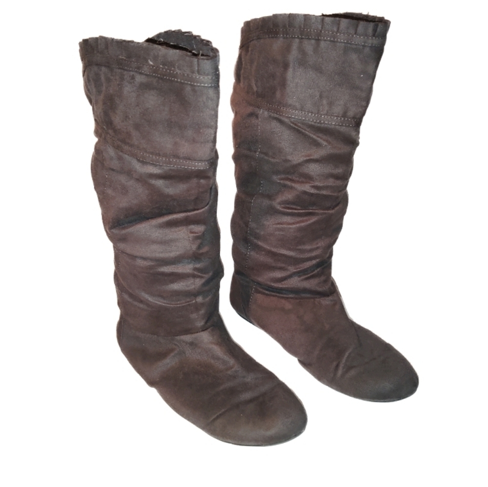 Cloud Walkers Slouchy Wide Calf Boots